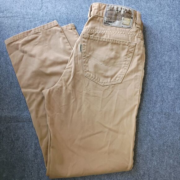 Harlem Walker By Joker Pants Khaki Men's Size 32/32  Brumwolle - Picture 1 of 11